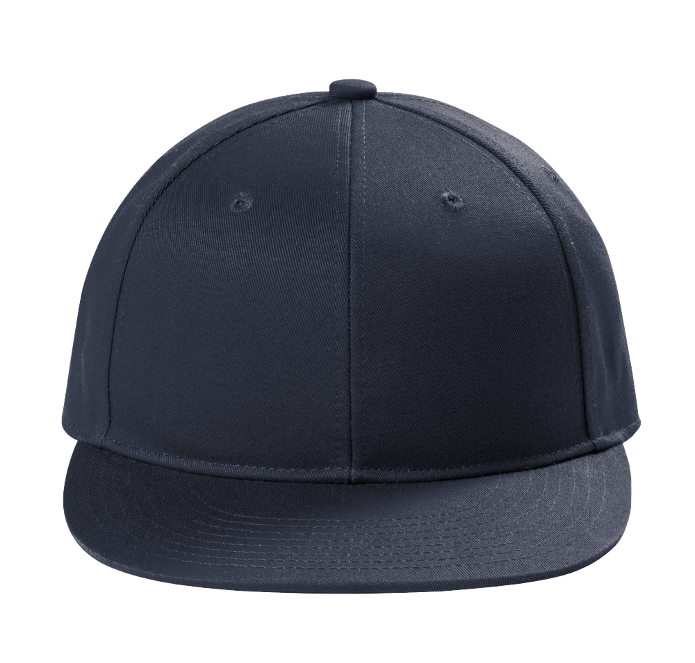 Port Authority Solid Flat Bill Snapback Hat-default