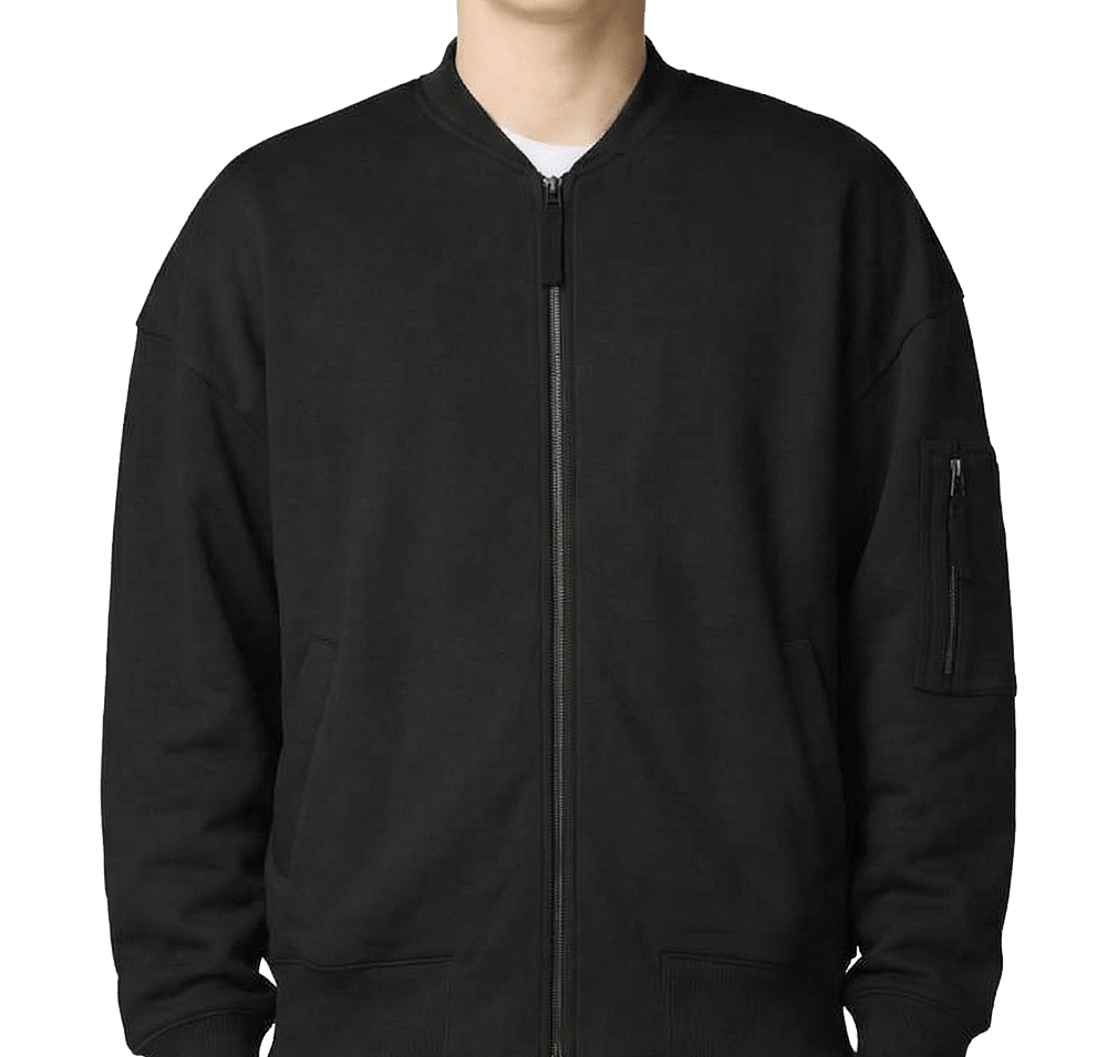 American Apparel French Terry Bomber Jacket-default