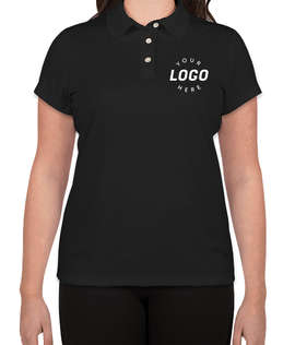 Hanes Women's Cool Dri UPF 50 Performance Polo - Screen Printed