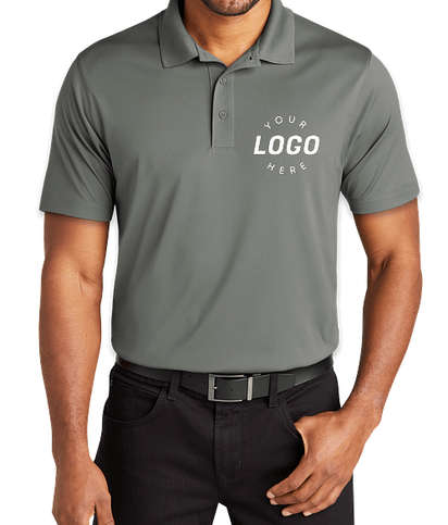 Port Authority Recycled Pique UPF 50 Performance Polo - Smoke Grey