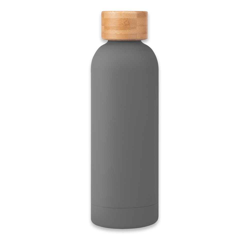 17 oz. Blair Stainless Steel Water Bottle with Bamboo Lid-default