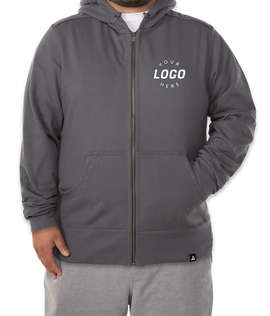 American Giant USA-Made Classic Heavyweight Zip Hoodie - Color: Steel Grey