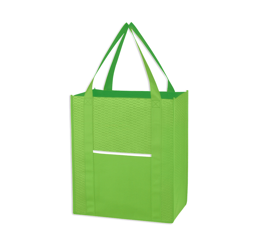 Wave Non-Woven Shopper Tote Bag-default