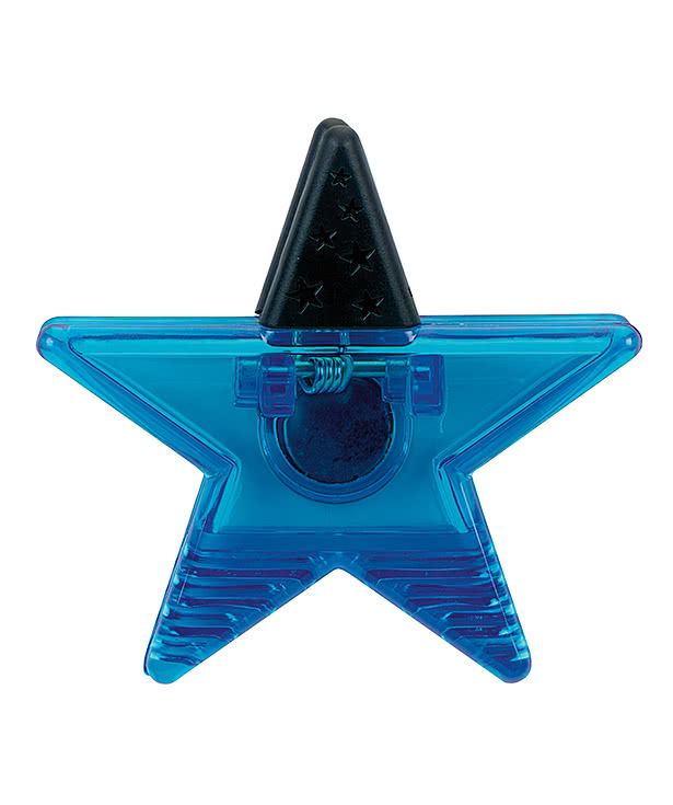 Full Color Star Shaped Magnetic Memo Clip