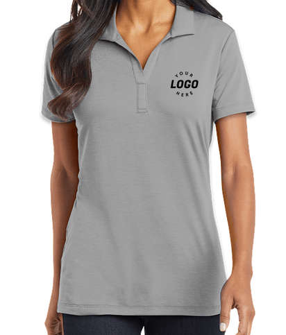 Port Authority Women's Cotton Touch Performance Polo - Frost Grey