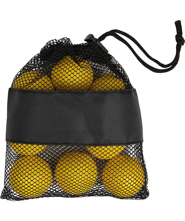 Full Color Foam Golf Practice Balls with Mesh Pouch