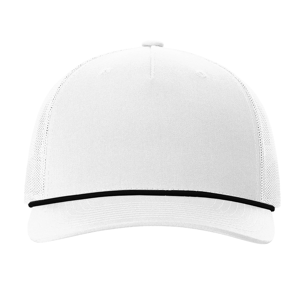 Richardson Five-Panel Rope Snapback Trucker Hat - Printed-default