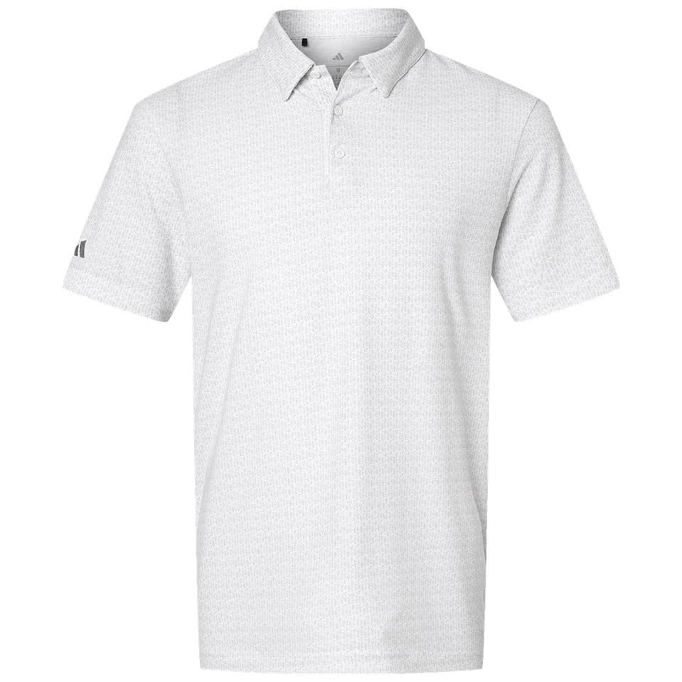 Adidas Micro Print Recycled Blend  Polo