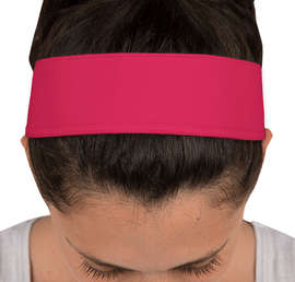 Sport-Tek Competitor Headband - Color: Pink Raspberry