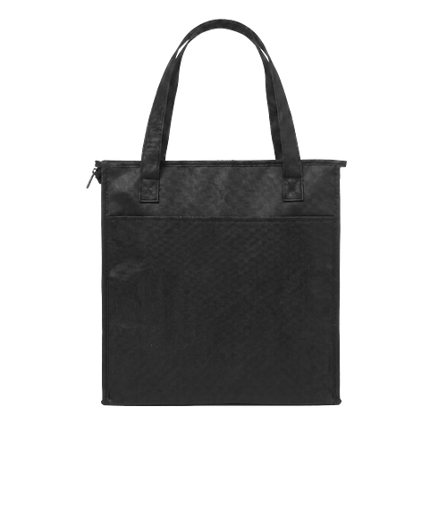 24 Can Cooler Shopping Tote Bag in Black