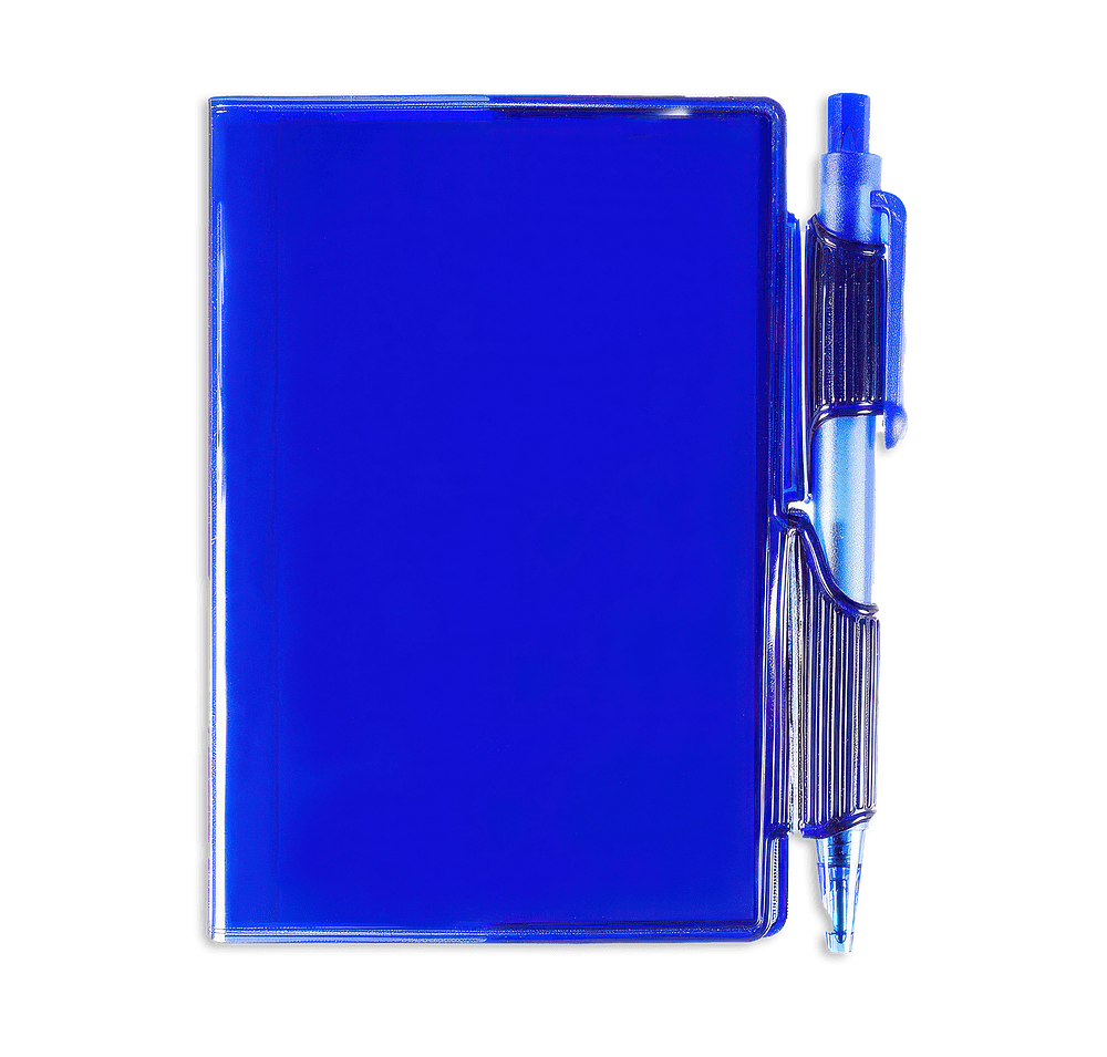 Clear-View Jotter Soft Cover Notebook with Pen-default