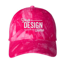 Sportsman Tie-Dye Baseball Hat - Color: Dark Pink