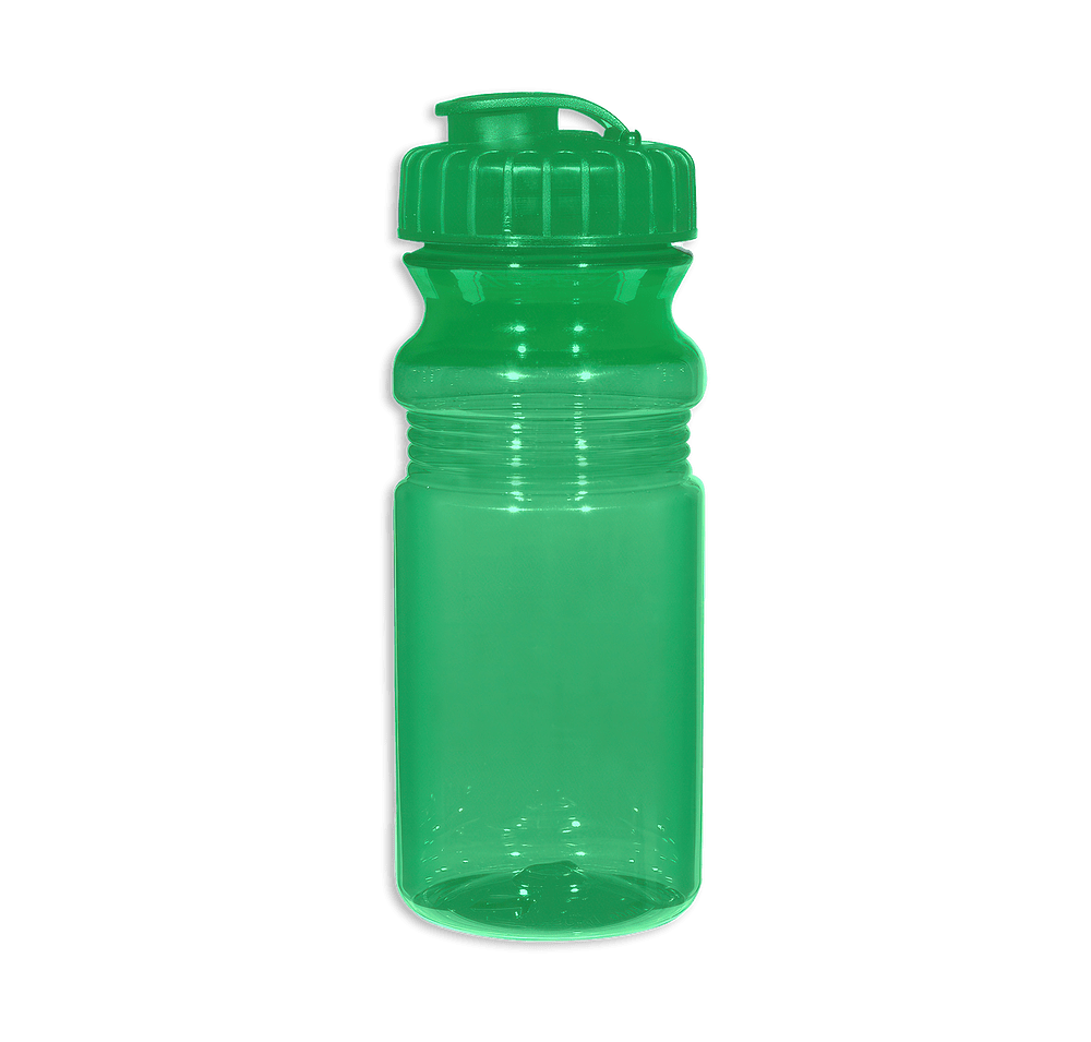 Full Color 20 oz. Poly-Clear Fitness Water Bottle (Case of 100)-default