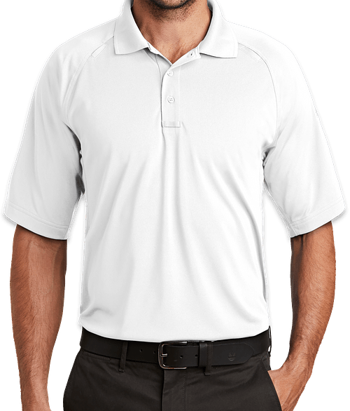 CornerStone Lightweight Snag-Proof Tactical Polo in White