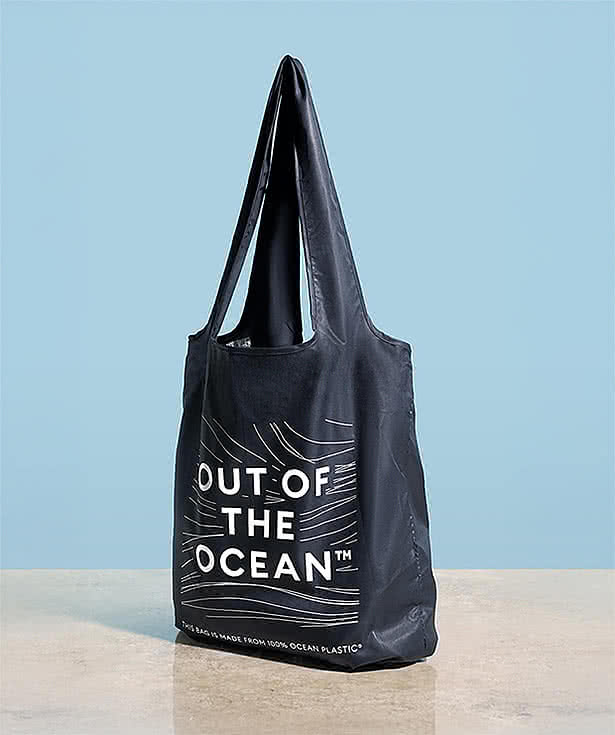 Out of the Ocean Pocket Tote Bag