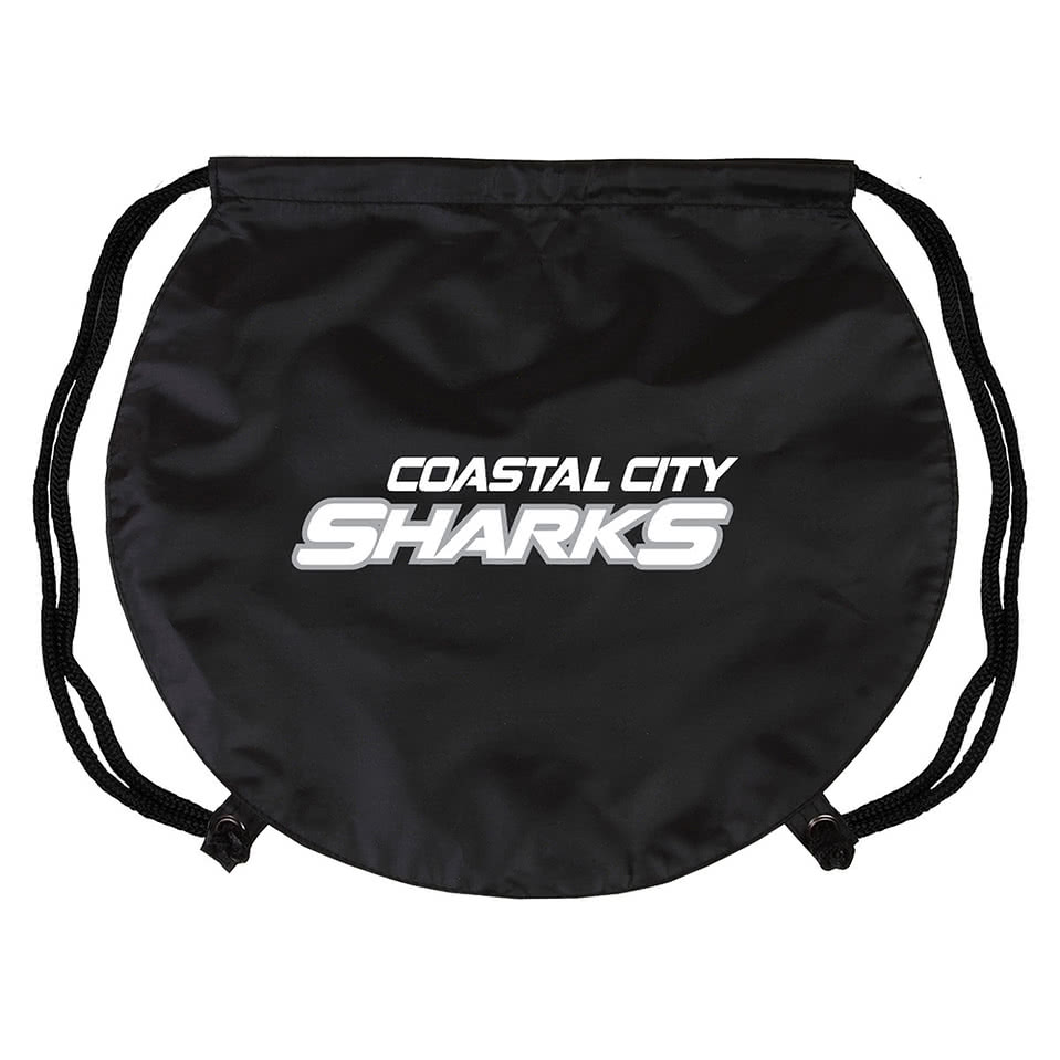 Hockey Puck Drawstring Bag