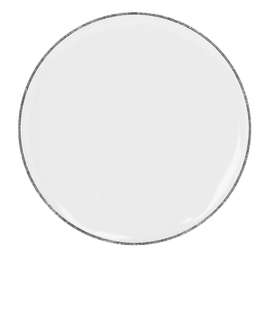 1" Round Lapel Pin - Color: White / Silver