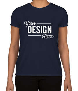 Gildan Women's Soft Jersey Performance Shirt - Color: Navy