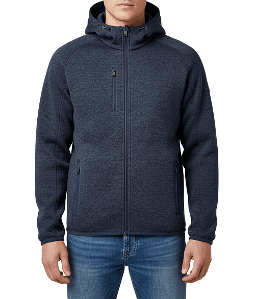 Stormtech Avalante Full Zip Sweater Fleece Jacket in Navy Heather