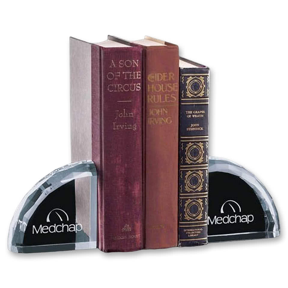 Laser Etched Ridgemount Bookends
