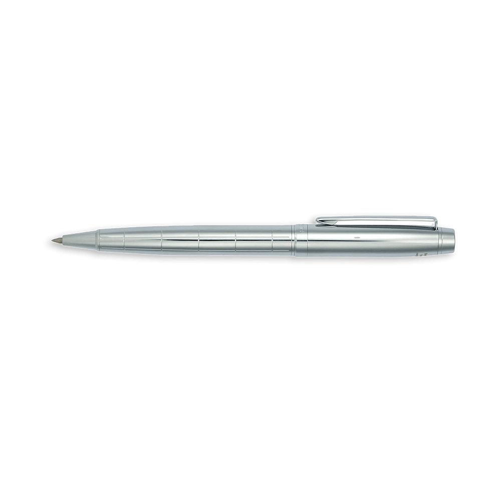 Luxe Laser Engraved Recycled Brass Pillar Ballpoint Pen (black ink)-default