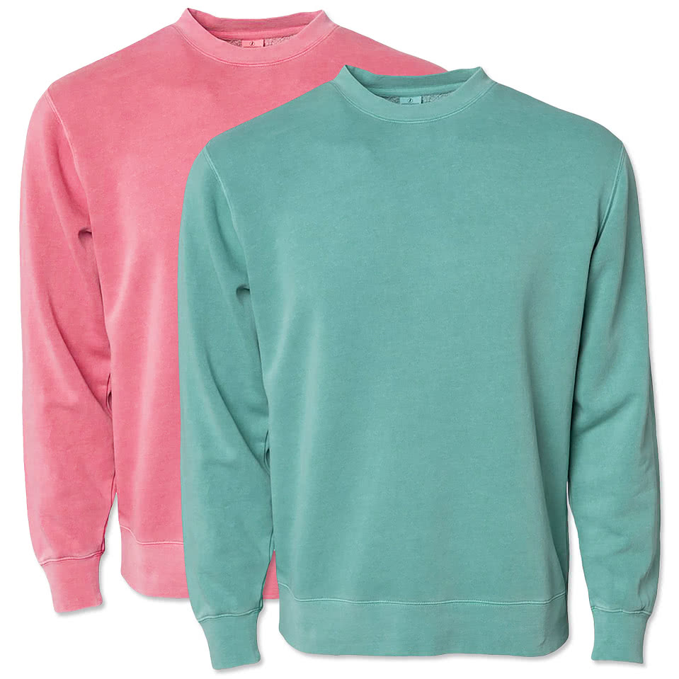 Independent Trading Pigment Dyed Crewneck Sweatshirt