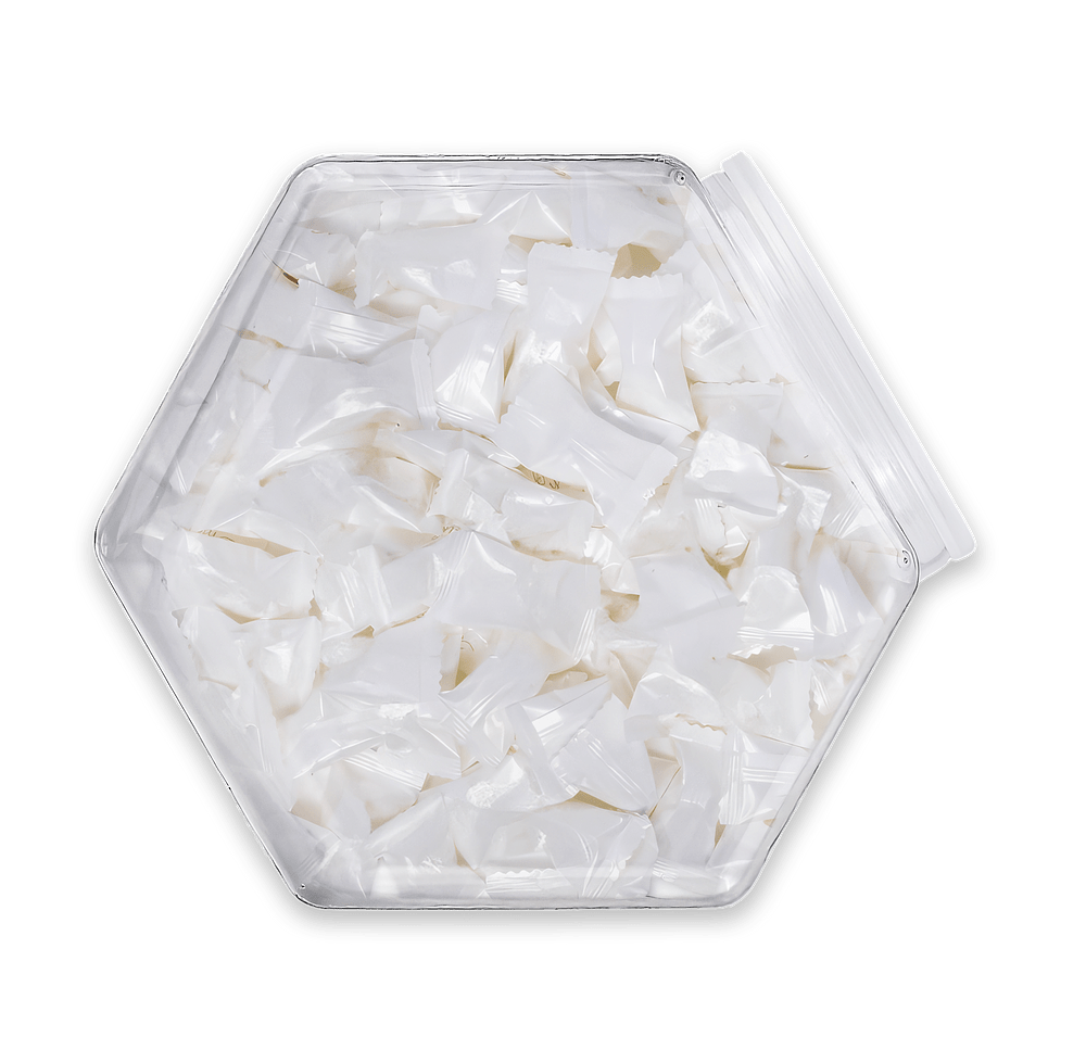 Penny Candy Jar with Individually Wrapped FlavorBurst Candies (Tub of 72)-default