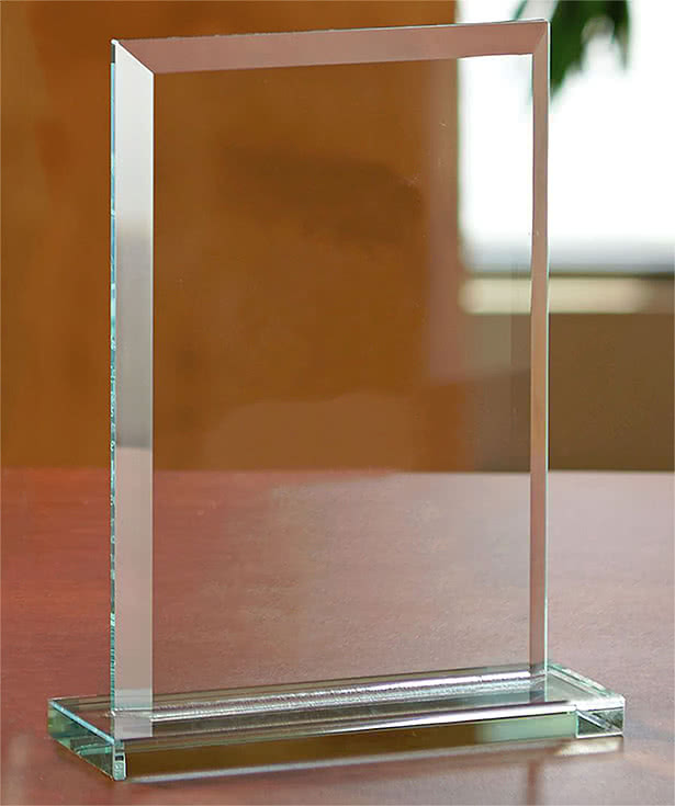 Beveled Rectangle - Small Award