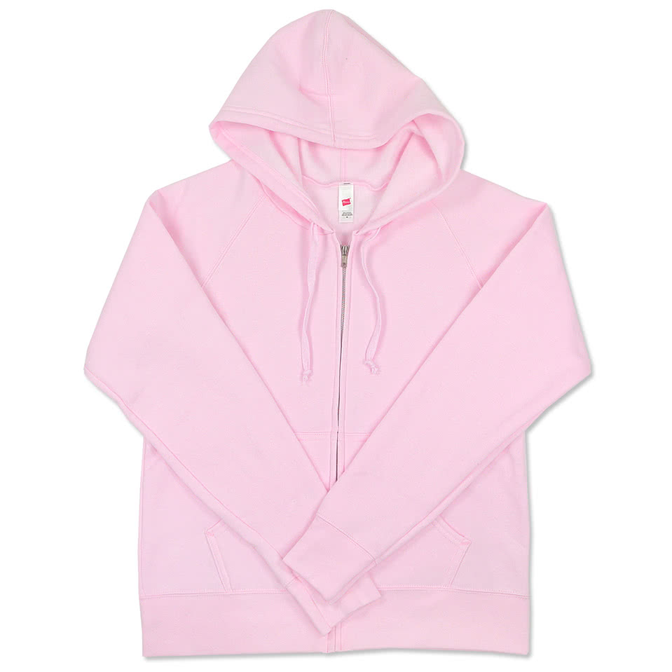 Hanes Ladies MidWeight Fleece Zip Hoodie
