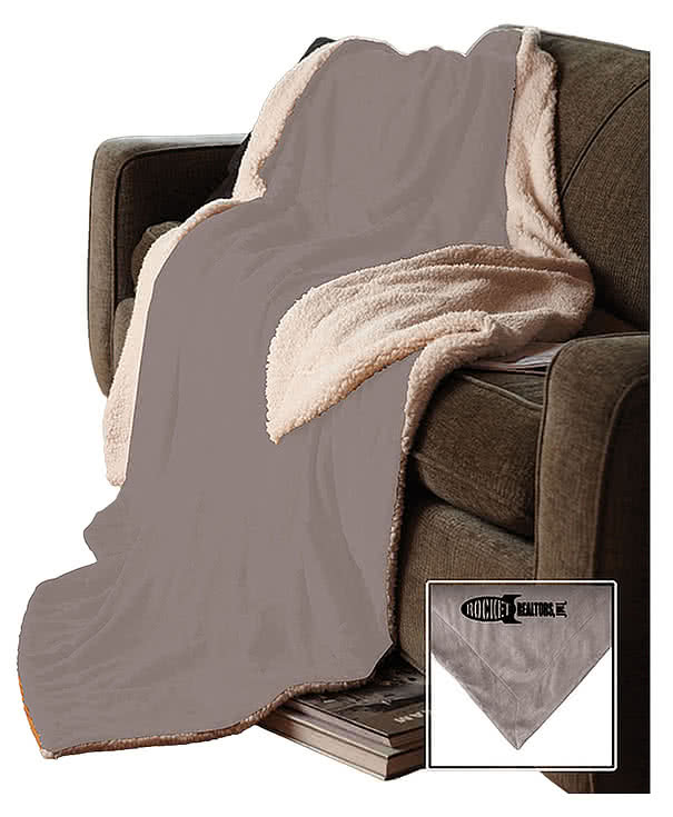 Oversized Micro Mink Sherpa Blanket