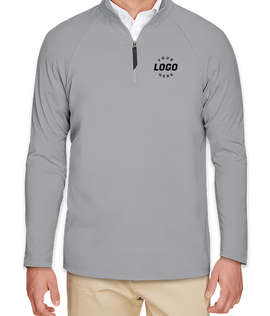 Devon & Jones CrownLux Performance Quarter Zip Sweatshirt - Color: Black