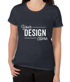 Royal Apparel Women's USA-Made Slim Fit Organic T-shirt - Color: Ocean