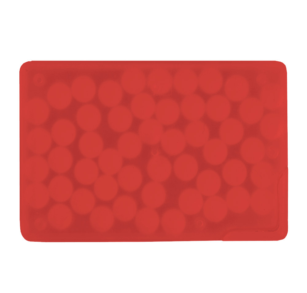 Plastic Rectangle Mint Card-default