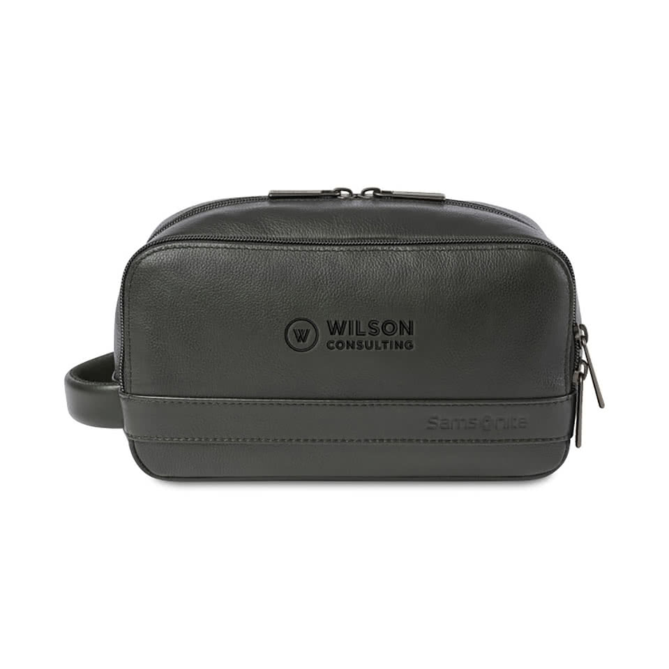 Samsonite Leather Toiletry Bag