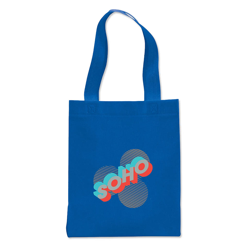 Full Color Challenger Mini Non-Woven Gift Tote Bag