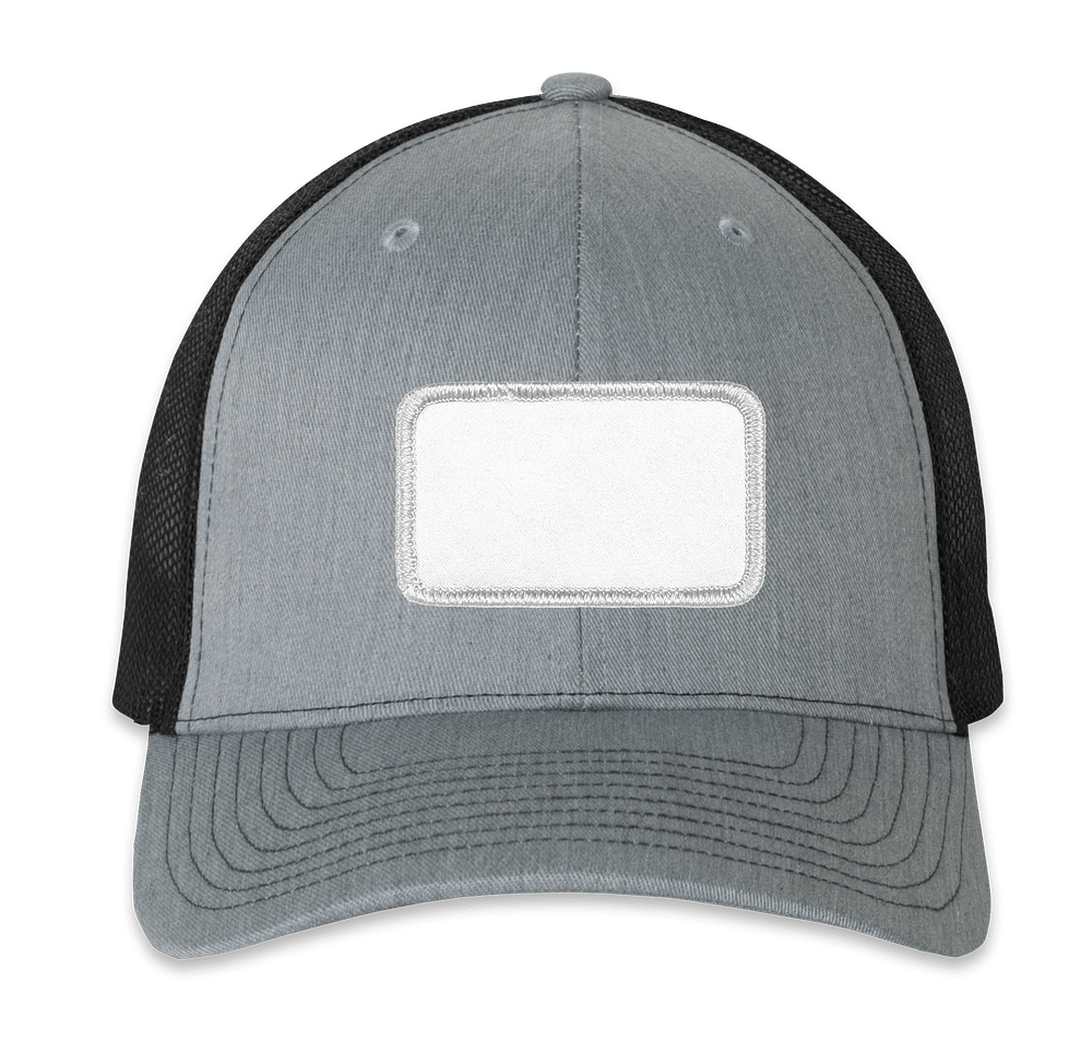Richardson Snapback Trucker Hat - Rectangle Patch  - Sublimated-default