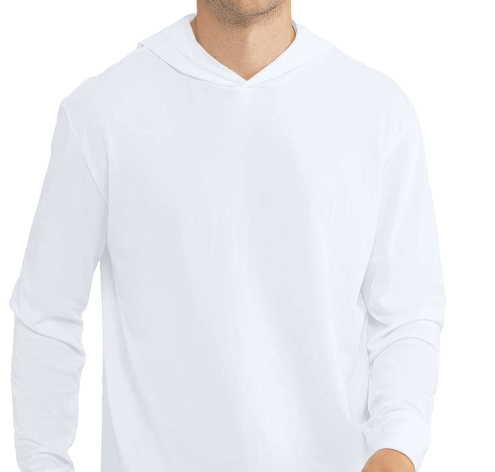 Next Level Jersey Blend Hooded Long Sleeve T-shirt-default