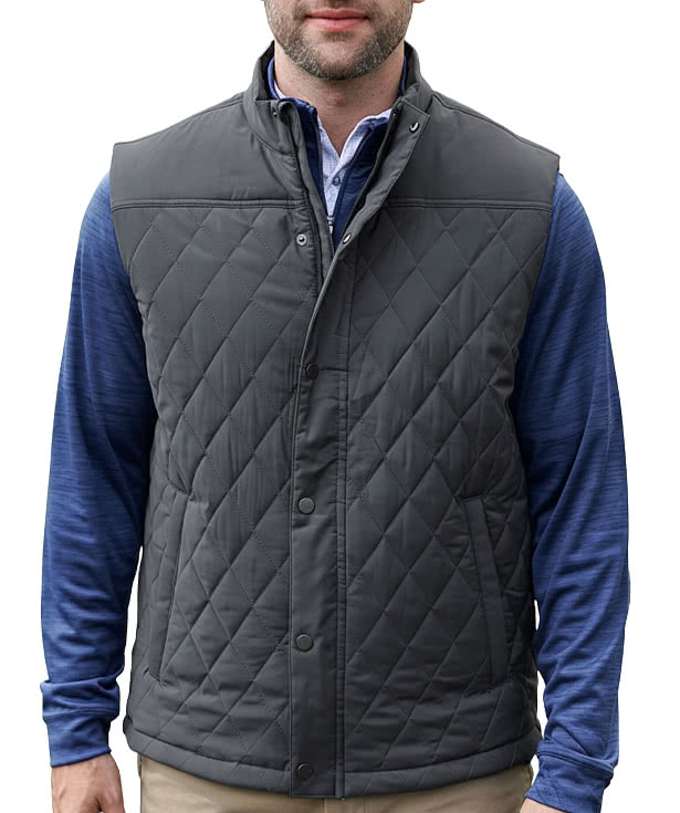 Greg Norman Legacy Snap Quilted Vest