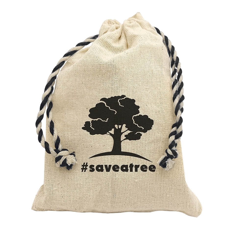 First Aid Kit with Handy Canvas Drawstring Pouch