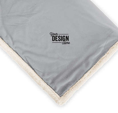 Field & Co. Sherpa Blanket - Grey