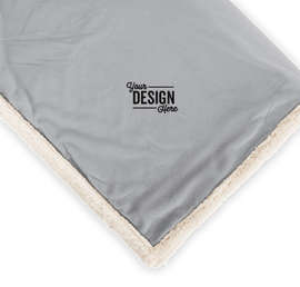 Field & Co. Sherpa Blanket - Color: Grey