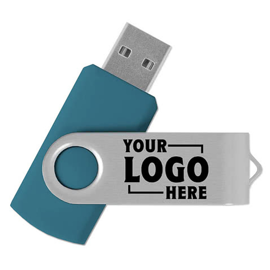 Rotate USB Flash Drive 4GB in Corporate Red