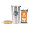 20 oz. Tumbler with Coffee Pack and Biscotti Gift Set