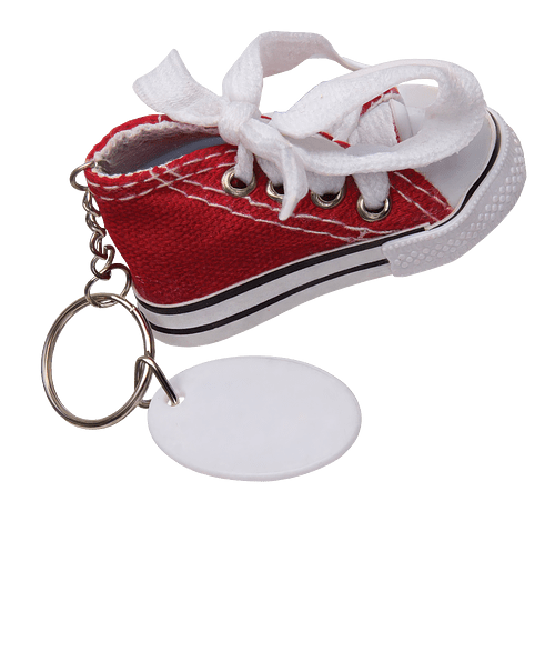 Gym Shoe Keychain in Red