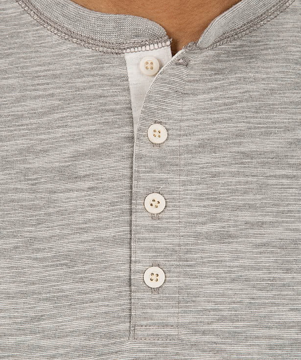 Champion Authentic Slub Long Sleeve Henley