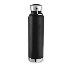 22 oz. Thor Copper Vacuum Insulated Water Bottle - Color: Black
