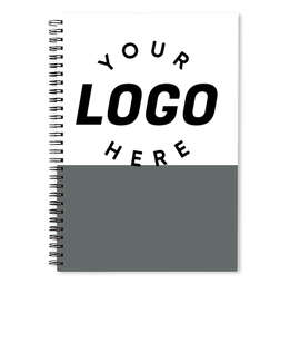 Color Block JournalBooks ® Spiral Notebook - Color: Dark Gray