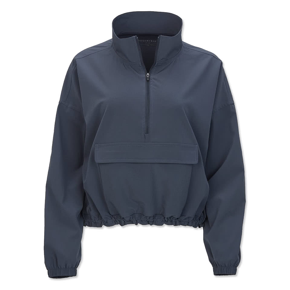 Boxercraft Women’s Stretch Woven Quarter Zip Pullover