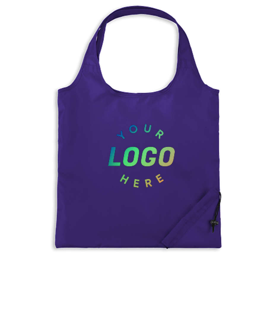 Bungalow Foldaway Shopper Tote Bag in Purple