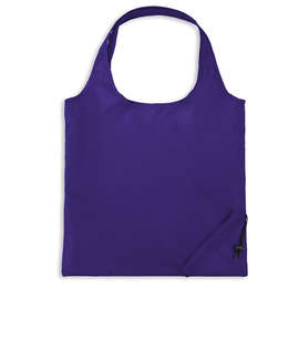 Bungalow Foldaway Shopper Tote Bag - Color: Purple